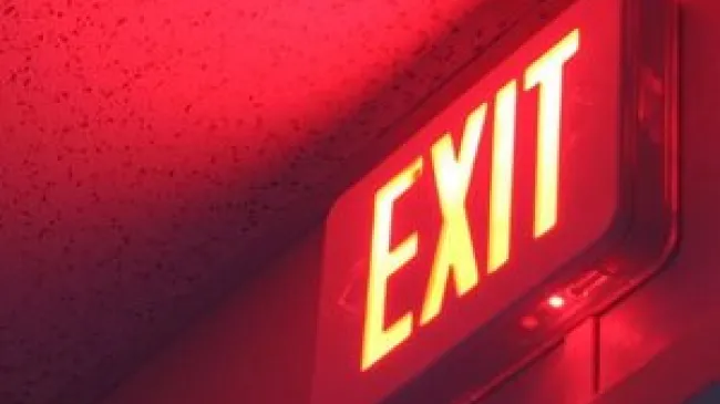 Exit sign